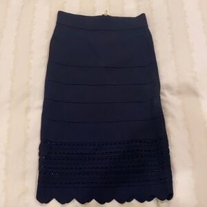Ted Baker navy blue pencil skirt. Size 0​​​​​​​​​​​​​​​​​​​​​​